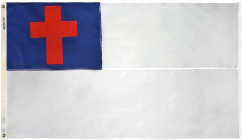 6 x 10' Nylon Christian Flag