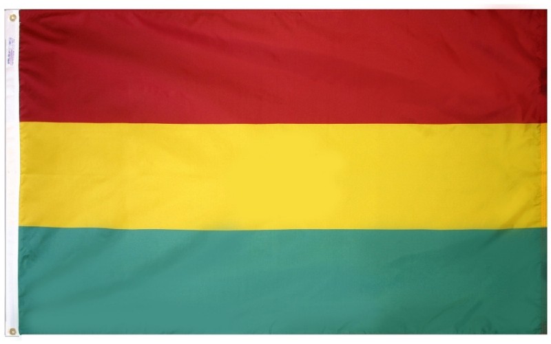3 x 5' Nylon Bolivia Flag Civil