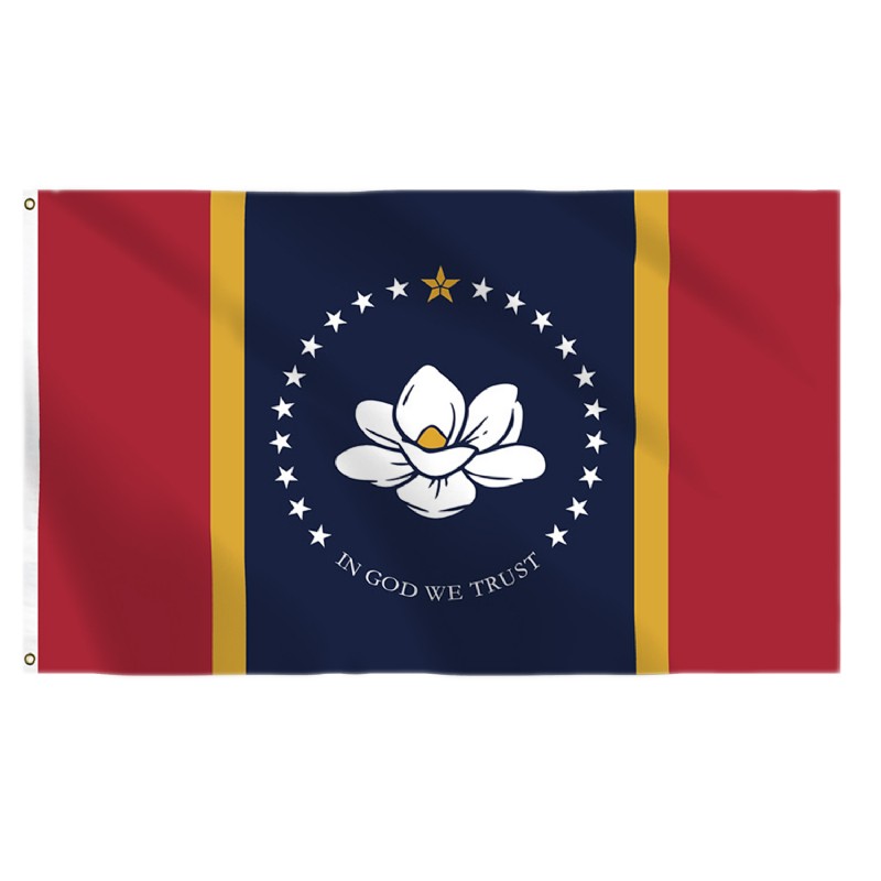 6 x 10' Nylon Mississippi Flag