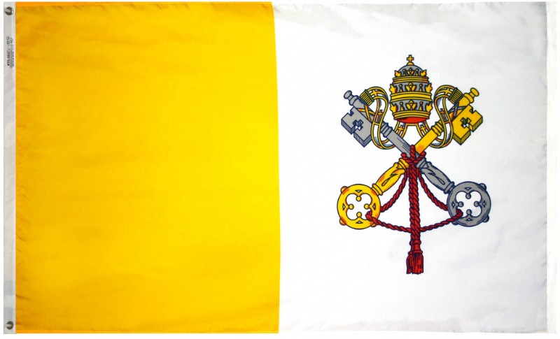 4 x 6' Nylon Papal Flag