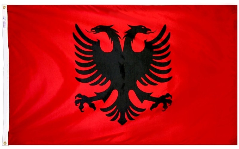3 x 5' Nylon Albania Flag