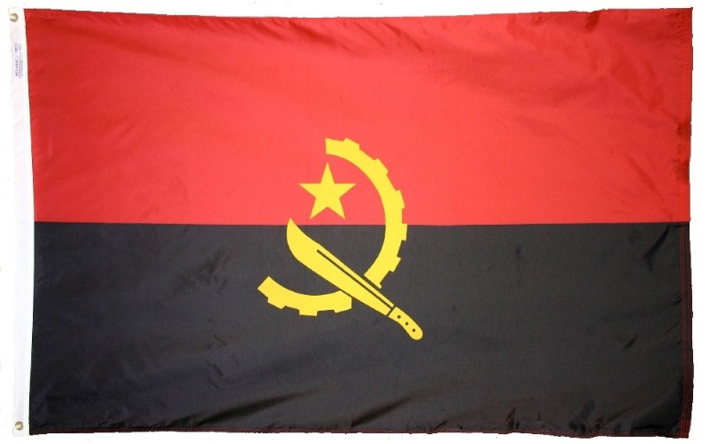 3 x 5' Nylon Angola Flag