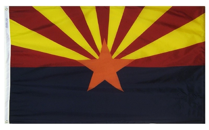 6 x 10' Nylon Arizona Flag