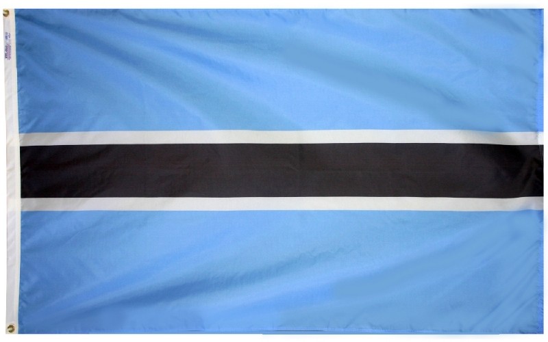 3 x 5' Nylon Botswana Flag