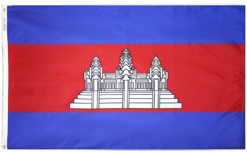 3 x 5' Nylon Cambodia Flag