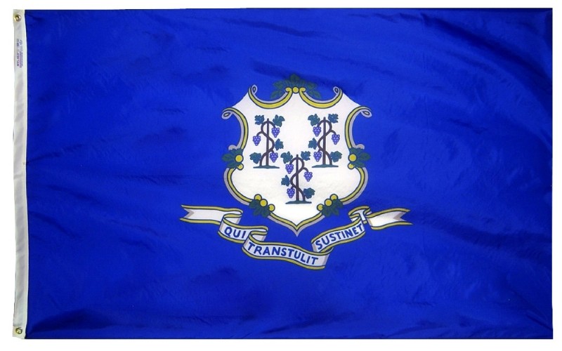2 x 3' Nylon Connecticut Flag
