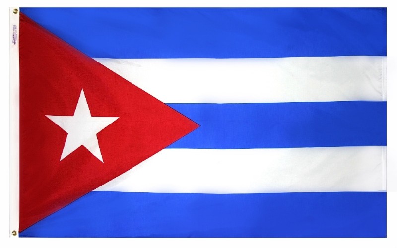 2 x 3' Nylon Cuba Flag