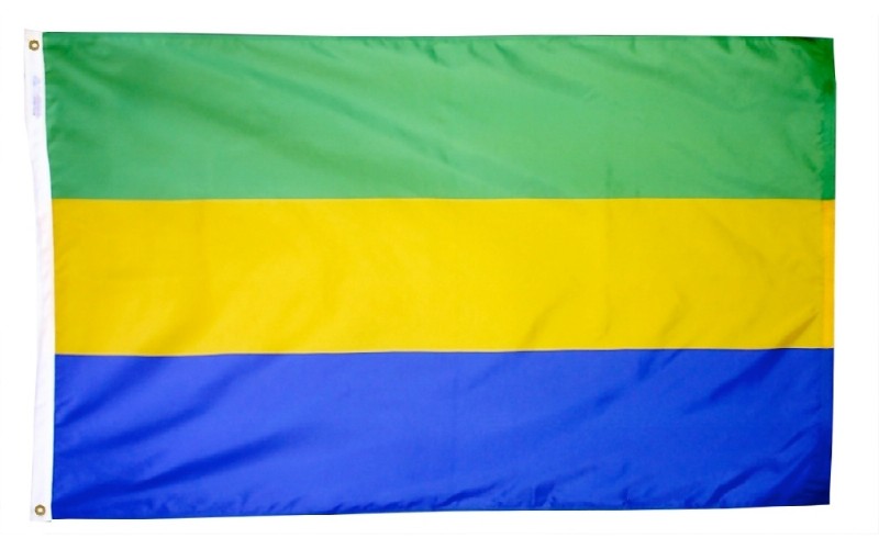 3 x 5' Nylon Gabon Flag
