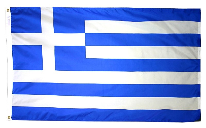 2 x 3' Nylon Greece Flag