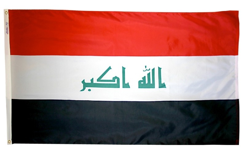 3 x 5' Nylon Iraq Flag
