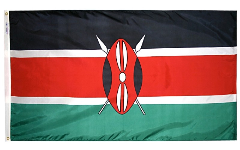 3 x 5' Nylon Kenya Flag