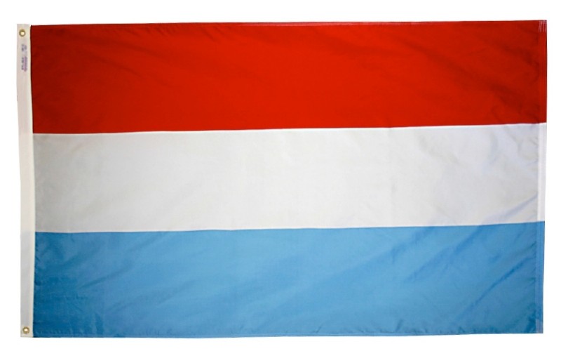 3 x 5' Nylon Luxembourg Flag