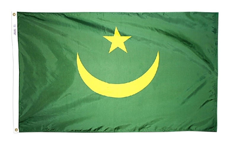 3 x 5' Nylon Mauritania Flag