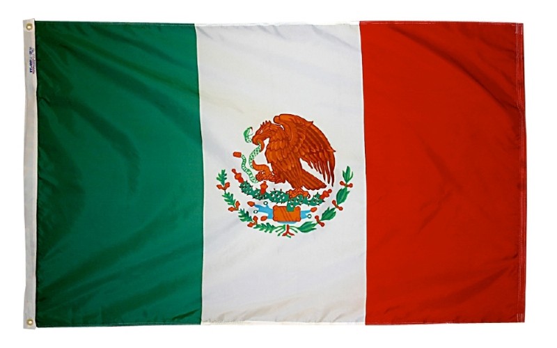 3 x 5' Nylon Mexico Flag