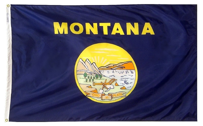 5 x 8' Polyester Montana Flag