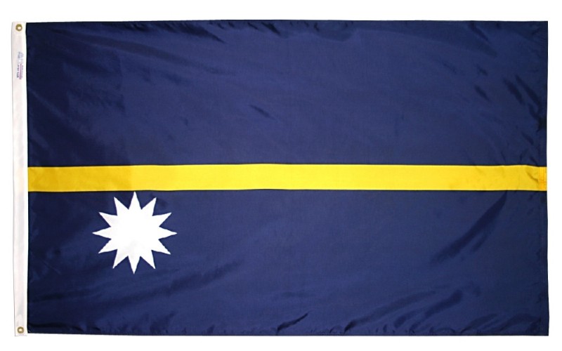 3 x 5' Nylon Nauru Flag