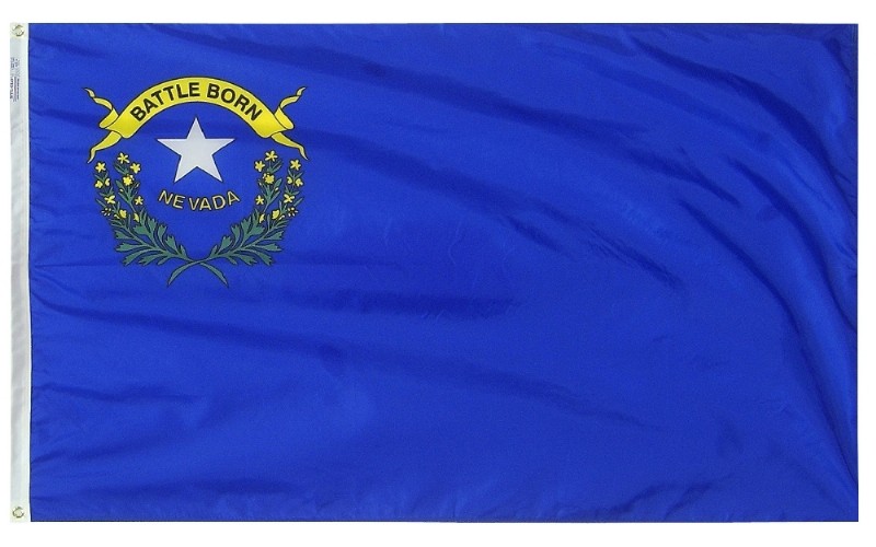 6 x 10' Nylon Nevada Flag