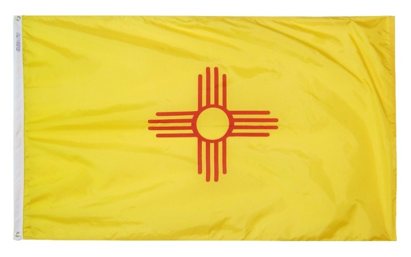 2 x 3' Nylon New Mexico Flag