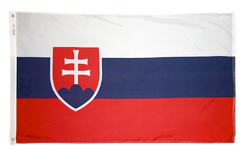 2 x 3' Slovakia Flag