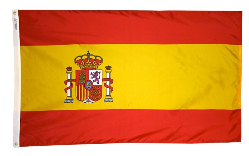 3 x 5' Nylon Spain Flag Gov't