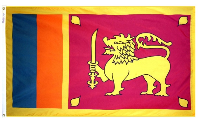 3 x 5' Nylon Sri Lanka Flag