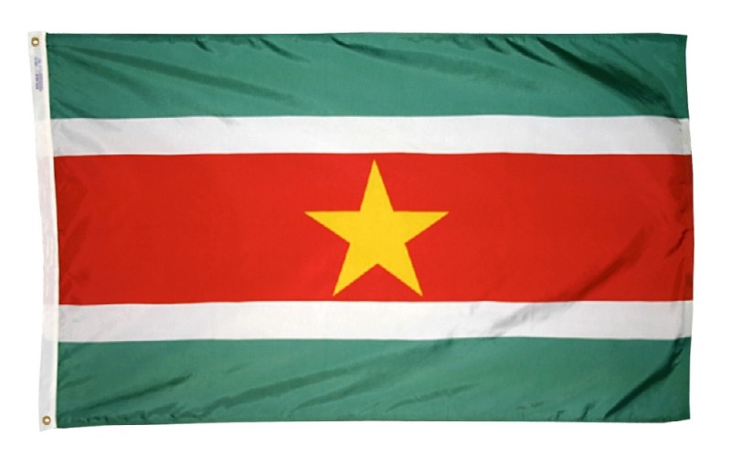 3 x 5' Nylon Suriname Flag