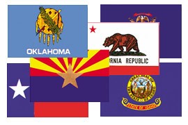 4 x 6' Nylon Set of All 50 State Flags