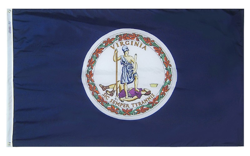 5 x 8' Nylon Virginia Flag