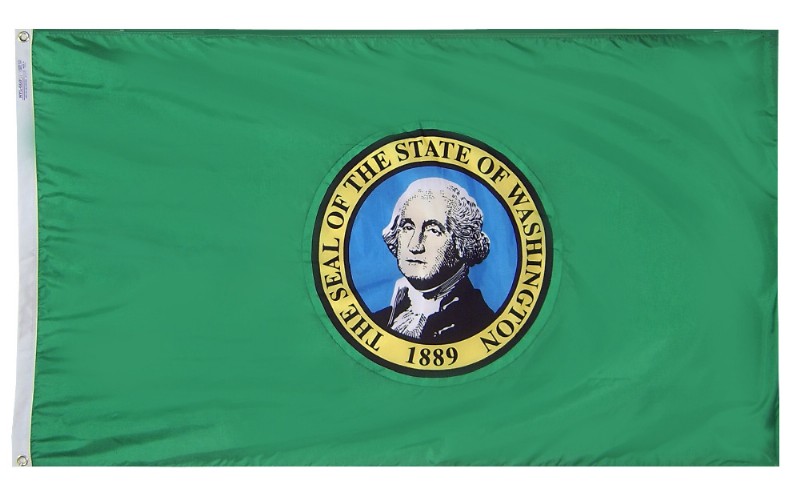 4 x 6' Nylon Washington Flag