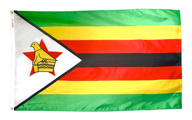 2 x 3' Nylon Zimbabwe Flag