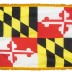 3 x 5' Nylon Maryland Flag - Fringed