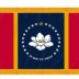 3 x 5' Nylon Mississippi Flag - Fringed