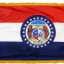 3 x 5' Nylon Missouri Flag - Fringed