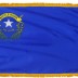 3 x 5' Nylon Nevada Flag - Fringed