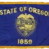 3 x 5' Nylon Oregon Flag - Fringed