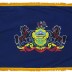 3 x 5' Nylon Pennsylvania Flag - Fringed