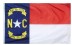 2 x 3' Nylon North Carolina Flag