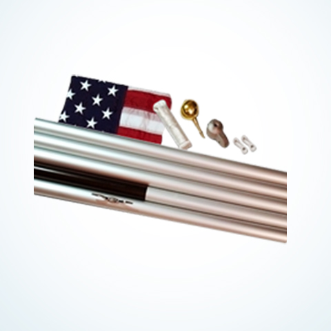 Sectional Aluminum Flagpole Kit