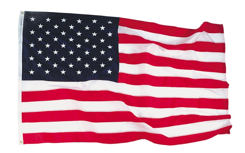 5 x 9 1/2' Nyl-Glo USA Flag 