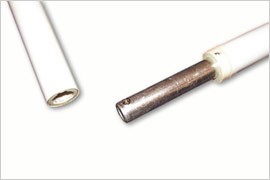 6' Silver w/Ball Top 2-Piece Spinning Pole
