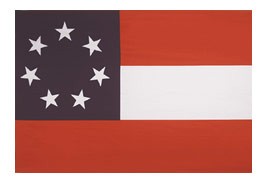 3 x 5' Nyl-Glo Stars & Bars (1st Confederate) Flag