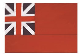 2 x 3' Nyl-Glo Brit Red Ensign Flag