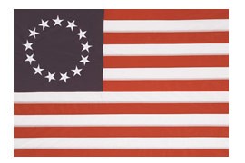 2 x 3' Bulldog Betsy Ross Flag
