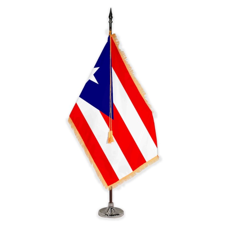 8' Puerto Rico Indoor Oak Pole Set with Plastic Accessories