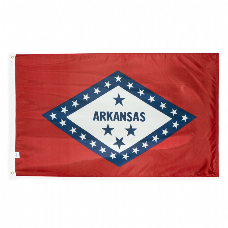 5 x 8' Nylon Arkansas Flag