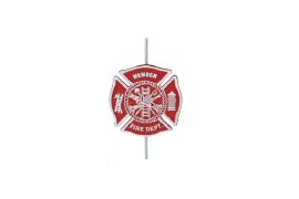 Fireman (Maltese Cross) - Aluminum Memorial Grave Markers