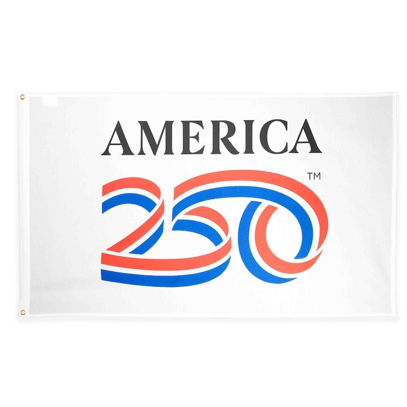 3’ x 5’ Official America 250 Poly/Cotton Flag