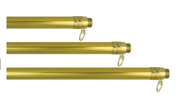 Gold Adjustable Flag Pole