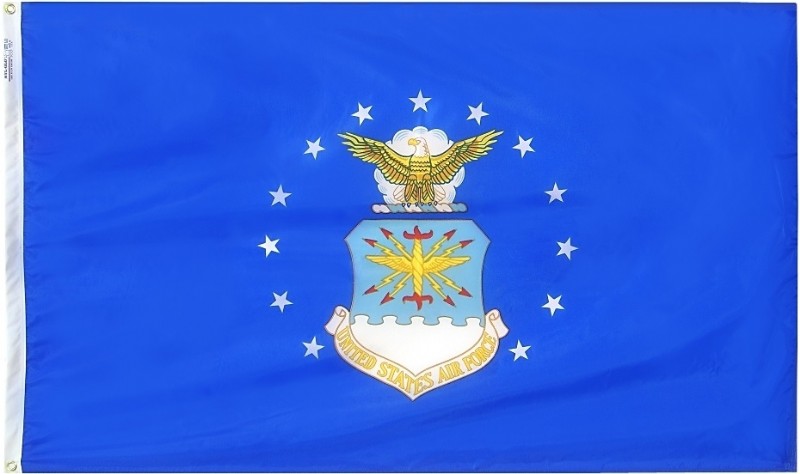 3 x 5' Nylon Air Force Flag - Government Design