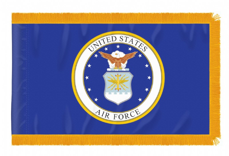 4 x 6' Nylon Air Force Flag - Fringed